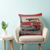 Driveway Pillows絵画のヴィンテージレッドカー クッション (椅子)
