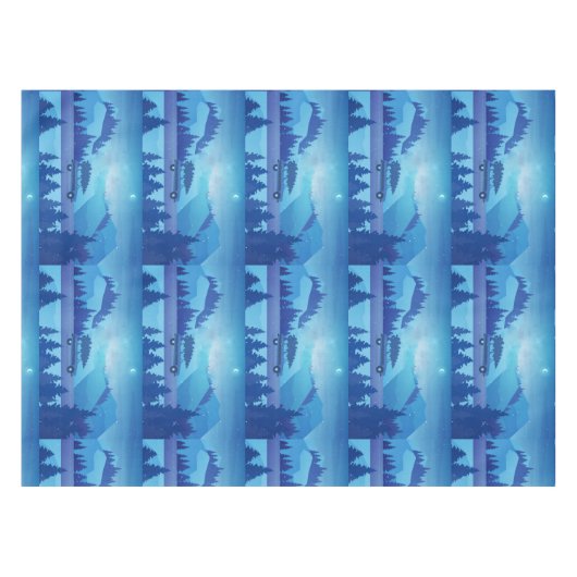 Driving down the road with a christmas tree        テーブルクロス (正面(横))