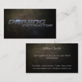 Driving instructor Business card 名刺 (正面/裏面)