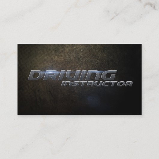 Driving instructor Business card 名刺 (正面)
