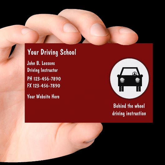 Driving School Business Card 名刺