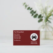 Driving School Business Card 名刺 (スタンド正面)