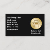 Driving School Business Card 名刺 (正面)