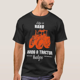 Driving Tractors Helps Gift Idea For A Agriculture Tシャツ