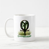 DRMのロゴ コーヒーマグカップ (左)