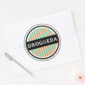 Drogheda City Pride Emblem – Irish Identity ラウンドシール (封筒)