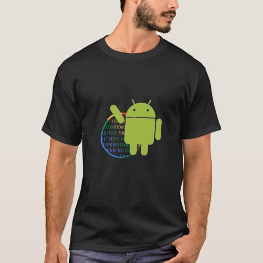 Droidの開発者 Tシャツ (正面)