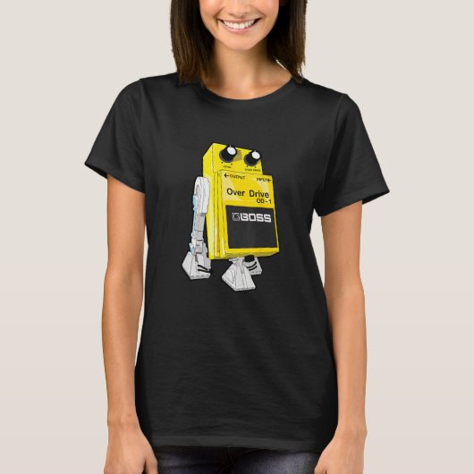 Droid pedal - guital pedal droid tシャツ (正面)