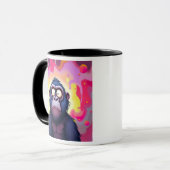 Drôle de gorille avec sa tête bizarre. マグカップ (正面左)