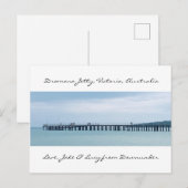 Dromana Jetty、ビクトリア、オーストラリア ポストカード (正面/裏面)