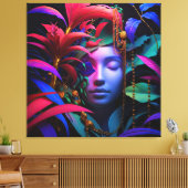 Drömlik Natur och Mystik – Surrealistisk Konst  キャンバスプリント (インサイチュ (リビング))