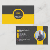 Drone名刺のモダンプロフェッショナル 名刺 (正面/裏面)