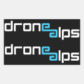 Drone Alps Sticker Pack 長方形シール (正面)