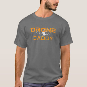 DRONE DADDY FPVマニアパパスピードクアッドファザーT Tシャツ