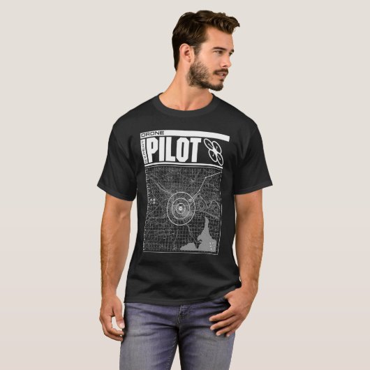 Drone Expert Pilot Tシャツ (正面フル)