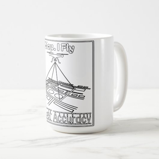 Drone Mapper Mug コーヒーマグカップ (正面右)