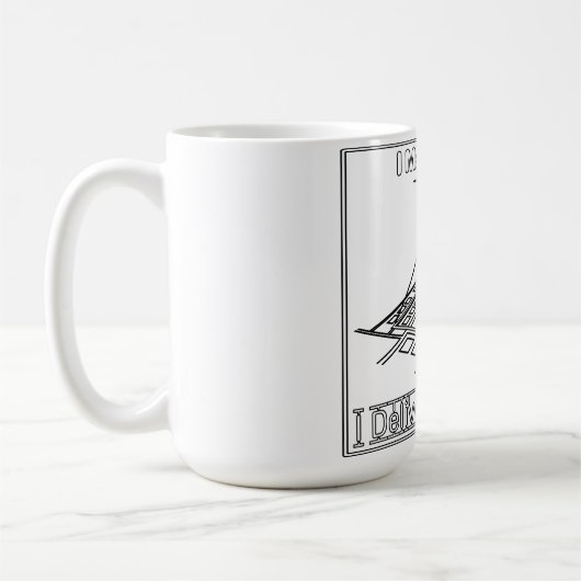 Drone Mapper Mug コーヒーマグカップ (左)