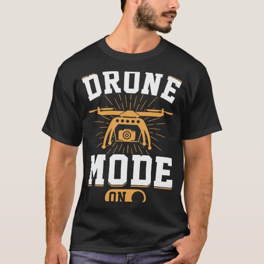 Drone Mode On Enthusiasts Wings If I Duck you Sho Tシャツ (正面)