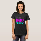 Drone Pilot Drone Operator Quadcopter 21 Tシャツ (正面フル)