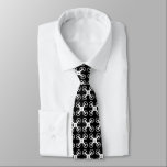 Drone pilot neck tie | Black and white ネクタイ<br><div class="desc">Drone pilot neck tie. Black and white necktie with quadcopter gadget pattern. Cool Birthday or Holiday gift idea for him; dad,  husband,  brother,  son,  grandpa,  friend etc.</div>