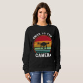 Drone Pilot Smile To The Camera FPV Quadcopter スウェットシャツ (正面フル)