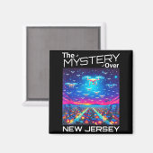 Drones New Jersey The Mystery Over New Jersey Funn マグネット (正面/裏面)