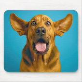 Drooling Bloodhound Humor マウスパッド (正面)