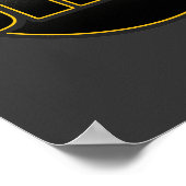 DROP DnB Drumnbass dubstep Jungle Hardstyle DJ ポスター (角)