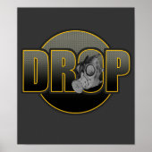 DROP DnB Drumnbass dubstep Jungle Hardstyle DJ ポスター (正面)