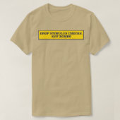 Drop Imspition Check Not Bomes2 Tシャツ (デザイン正面)