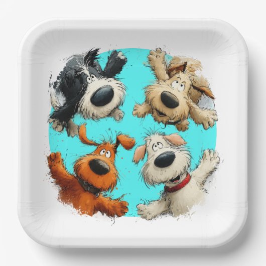 DROP INすべての行事または休日 ペーパープレート (正面)