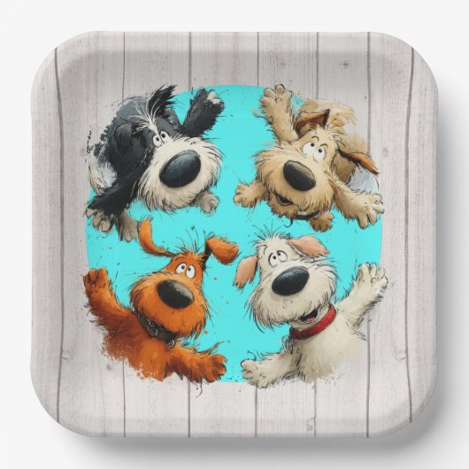 DROP INすべての行事または休日 ペーパープレート (正面)