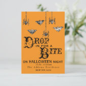 Drop in for a Bite - Spiderエレガント招待状 招待状 (スタンド正面)