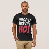 DROP IT LIKE IT' HOT メンズ ヒップホップTシャツ Tシャツ (正面フル)