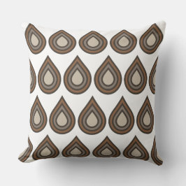 Drop Layered Artwork Throw Pillow クッション