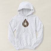 Drop Layered Artwork Women's Hooded Sweatshirt パーカ (デザイン正面)