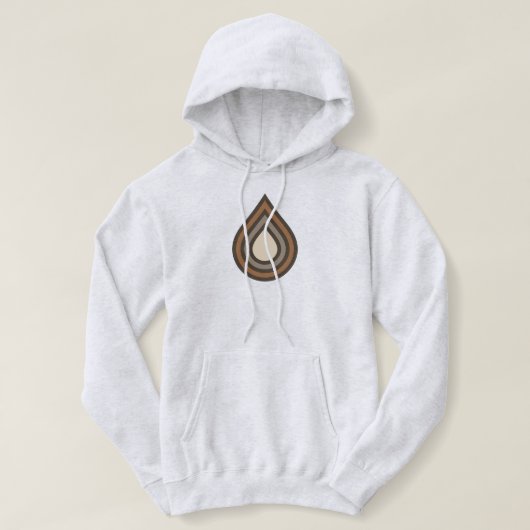 Drop Layered Artwork Women's Hooded Sweatshirt パーカ (デザイン正面)