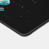 Drop Mouse Pad Hype Pixels ブラック グレー デスクマット (コーナー)