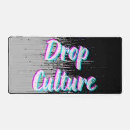 Drop Mouse Pad Hype Pixels Black Gray  デスクマット