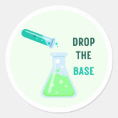 Drop the Base ラウンドシール (正面)