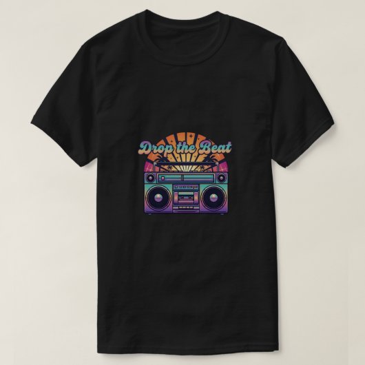 Drop the beat tシャツ (デザイン正面)