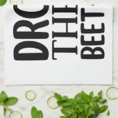Drop the beet キッチンタオル (折り畳み)