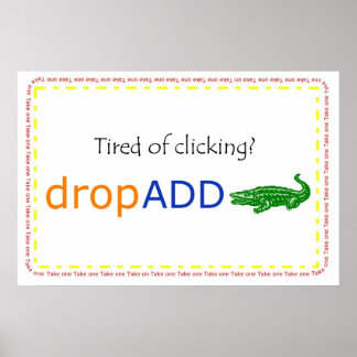 dropADDプロモバナー ポスター