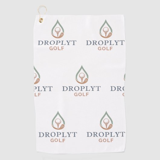 Droplytシグネチャーゴルフトーエル ゴルフタオル (正面)
