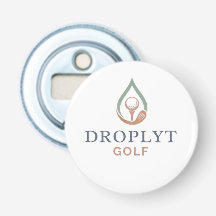 Droplyt ゴルフ シグネチャーボタン ボトルオープナー