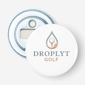 Droplyt ゴルフ シグネチャーボタン ボトルオープナー