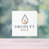 Droplyt ゴルフ シグネチャー アクリルサイン (ニュートラル)