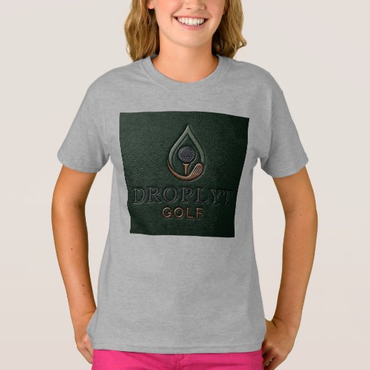 Droplyt ゴルフ ヘリテージ グリーン tシャツ (正面)