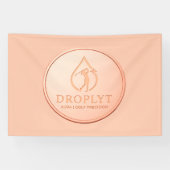 Droplyt ゴルフ Aura ロゴバナー 横断幕 (横)