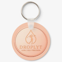 Droplyt ゴルフ Aura ロゴ キーチェーン
